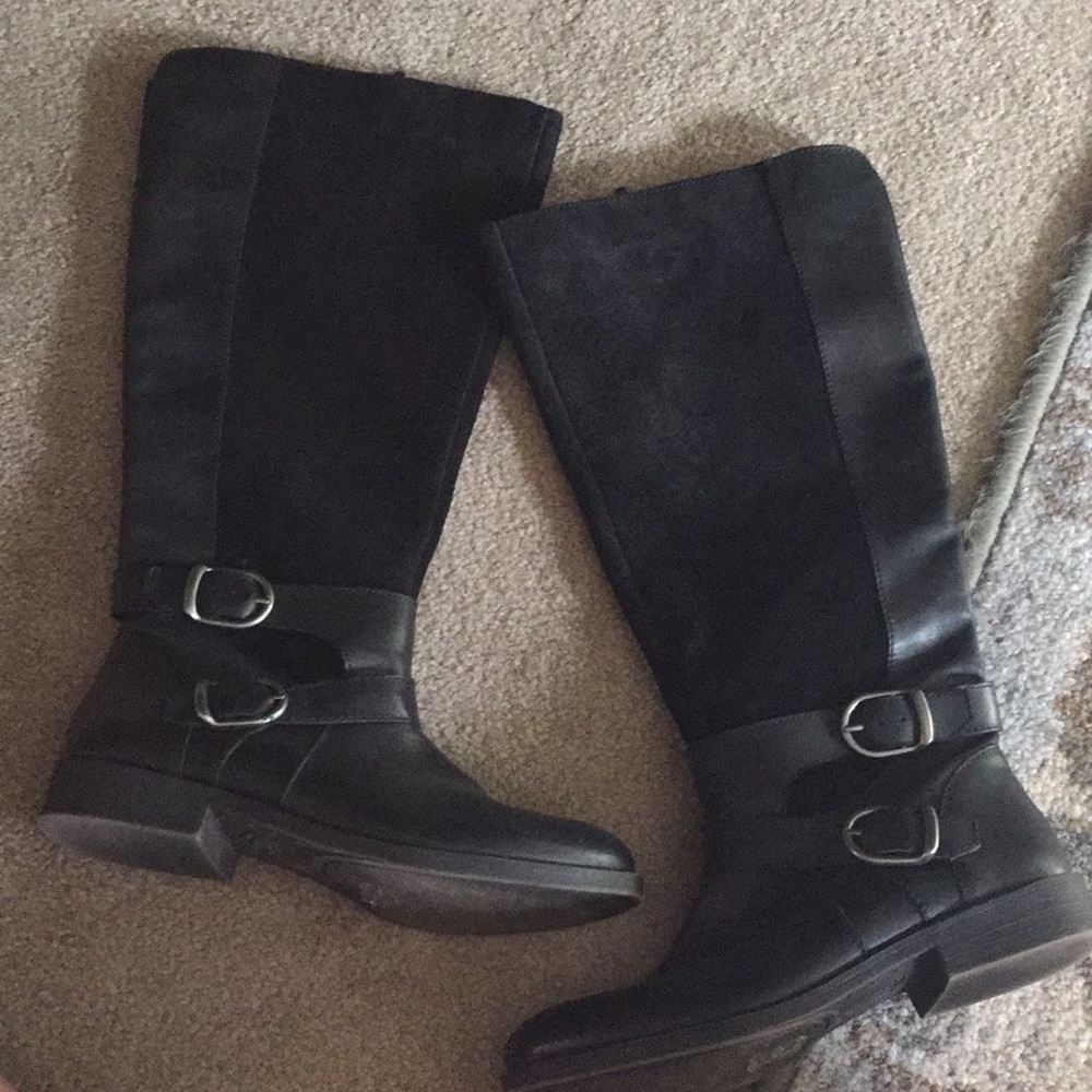 Lucky brand black tall boots